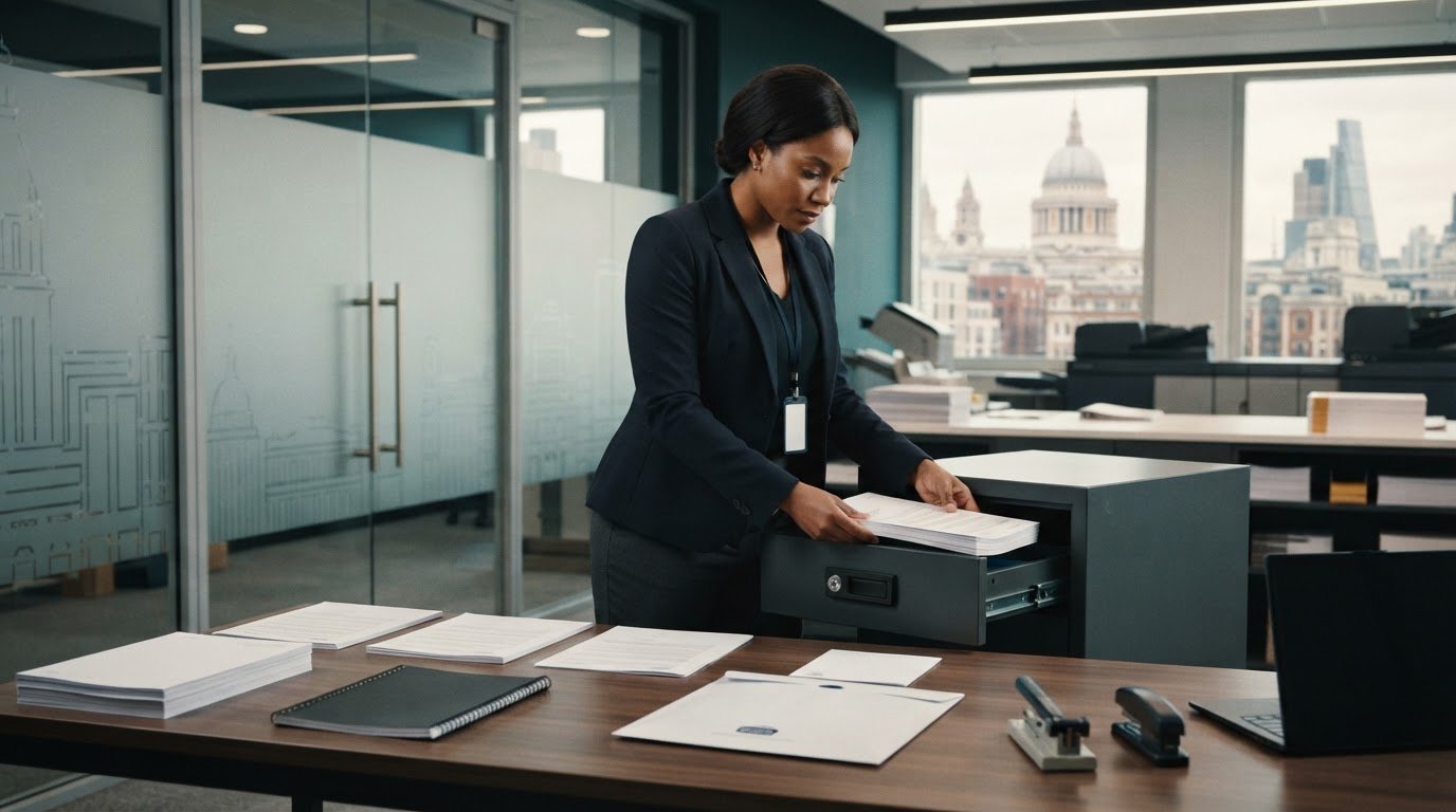Confidential document printing services in London