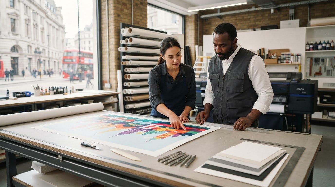 Large Format Poster Printing London: 2026 Buying Guide